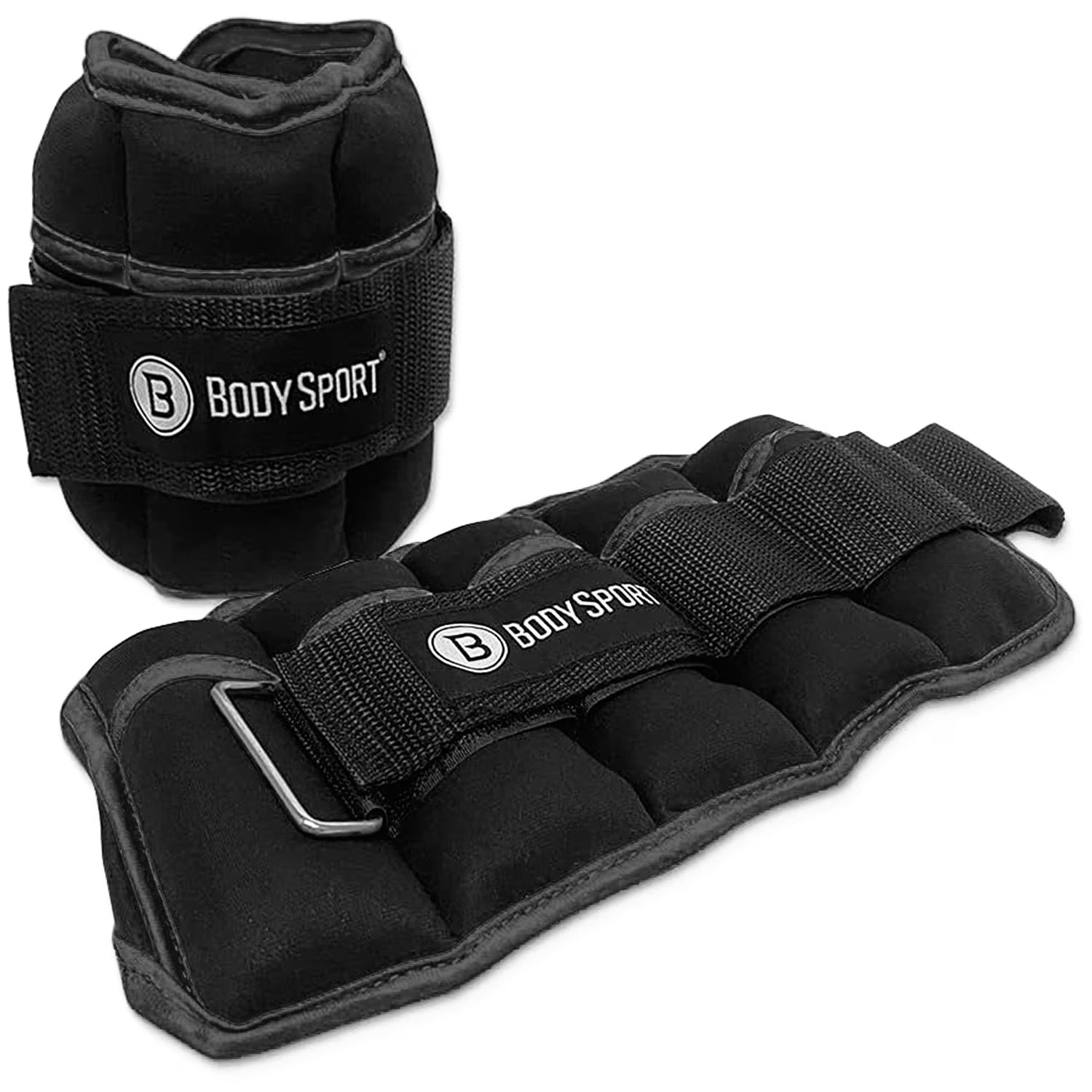 1 Libra – 5 Libras Negro/Negro Pesas Ajustables Para Tobillo Para Hombre, Mujeres Y Niños – Ayuda Para Hacer Ejercicio Para Mayor Resistencia