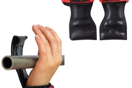 Cowhide Weight Lifting Sports Gloves Wrap Dumbbell Barbell Fitness Gym Gloves Musculation Wrist Strap Powerlifting Gym Equipment