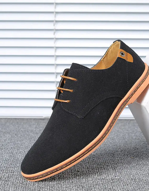Load image into Gallery viewer, Top Quality Brown Oxford Shoes Men Derby Loafers Big Size 47 48 Casual Men Shoes Business Man Sneaker Yellow Dress Shoes Fashion
