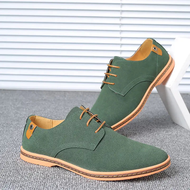 Top Quality Brown Oxford Shoes Men Derby Loafers Big Size 47 48 Casual Men Shoes Business Man Sneaker Yellow Dress Shoes Fashion