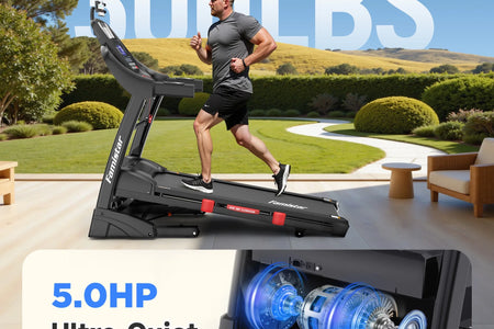 Caminadora Plegable De 5.0HP Para El Hogar Con 20 Inclinaciones Automáticas, Aplicación Inteligente, 300Lbs, Altavoces Bluetooth Hifi, 64 Programas, Velocidad De 12MPH, Máquina De Correr Eléctrica Plegable, Correa Para La Rodilla, Regalo