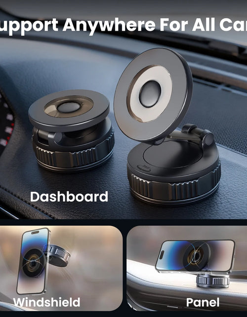 Load image into Gallery viewer, Phone Holders for Your Car -  Mag-Safe Car Mount - 360° Adjustable Phone Mount for Your Car Compatible for Iphone 17 Pro Max 16 15 14 13 12 Air Plus, Car Essentials Accessories
