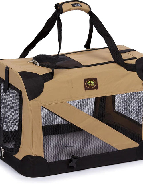 Load image into Gallery viewer, Folding Zippered 360° Vista View House Pet Crate
