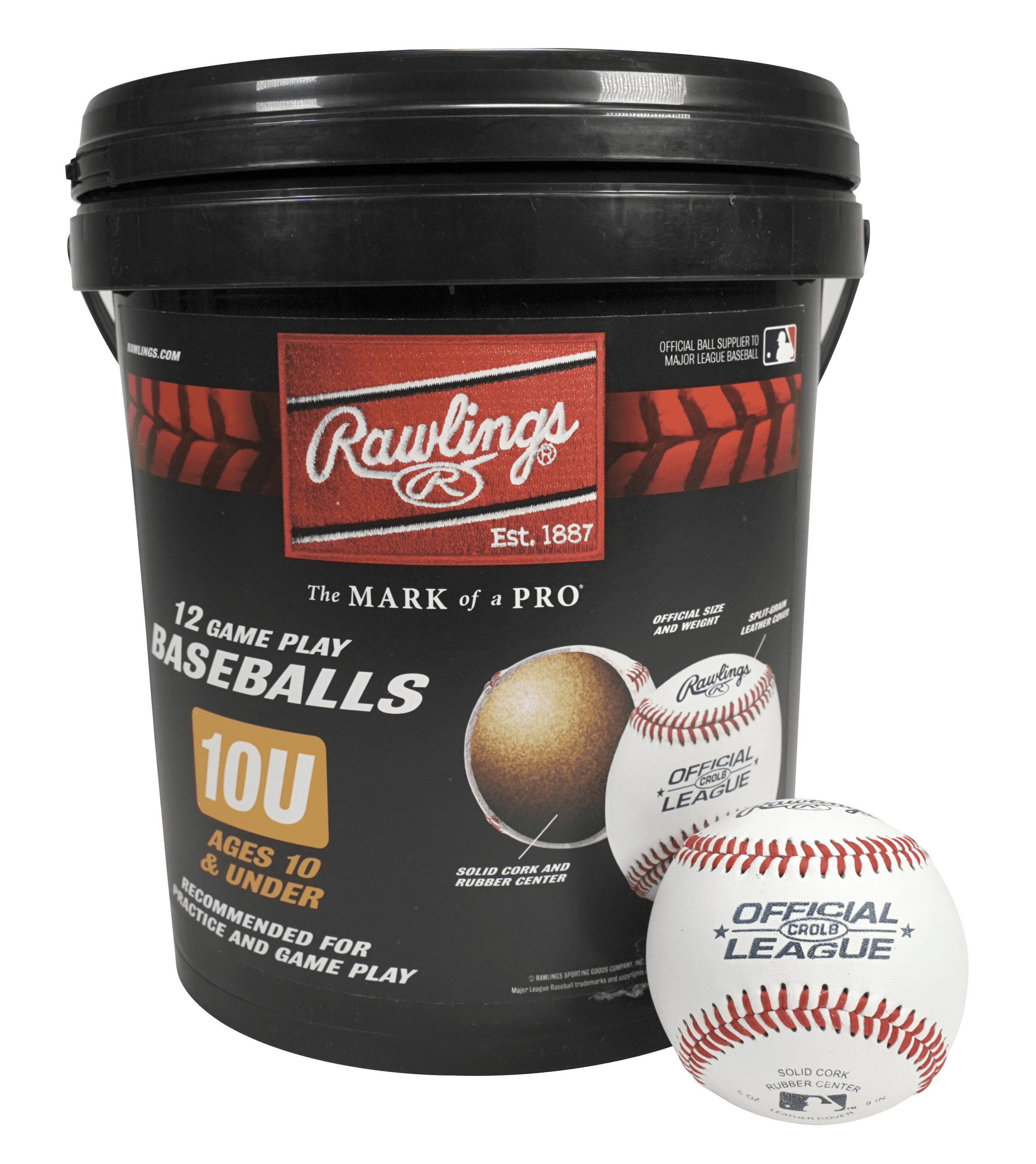10U Official League CROLB Practice Youth Baseball, 1 Count
