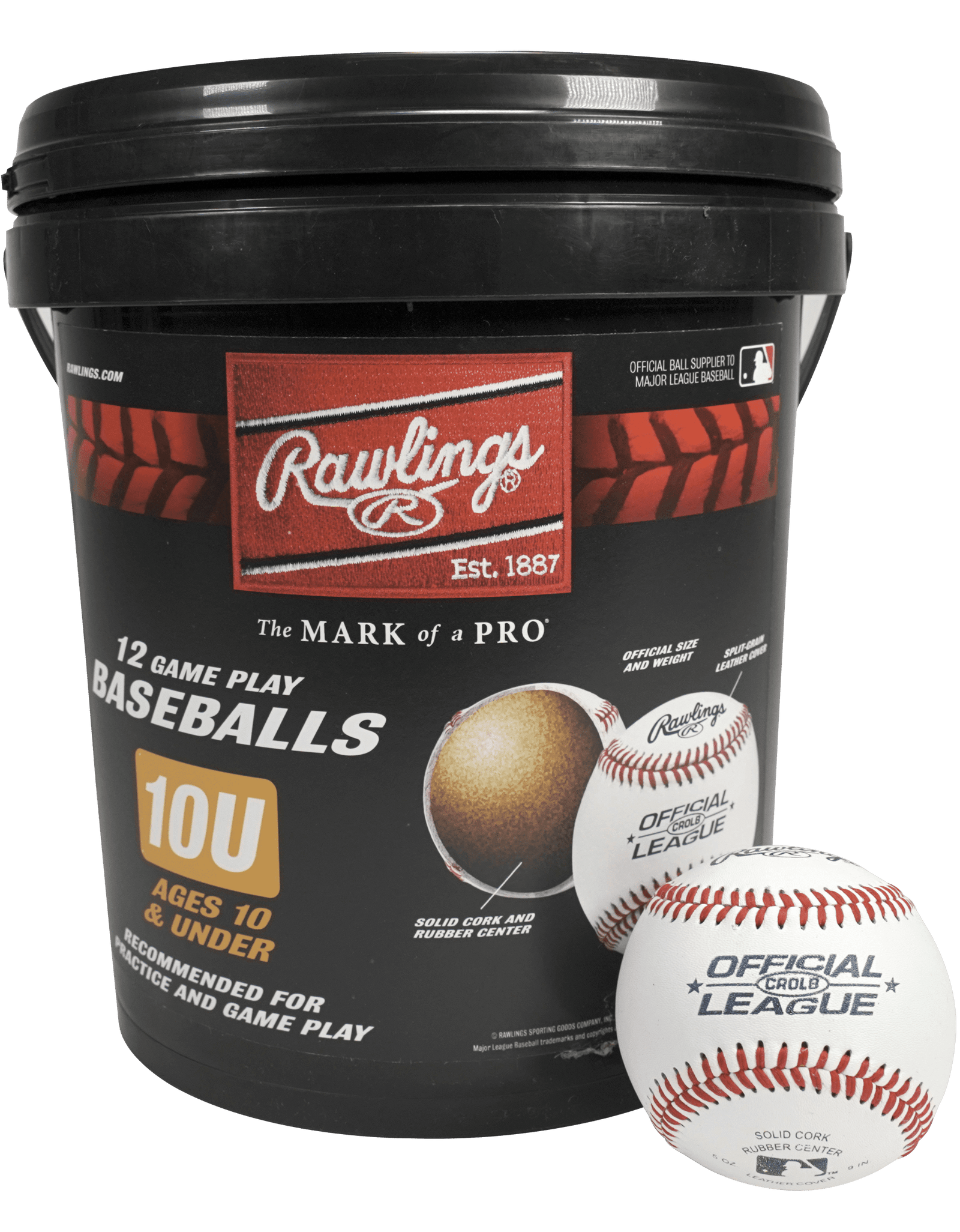 10U Official League CROLB Practice Youth Baseball, 1 Count
