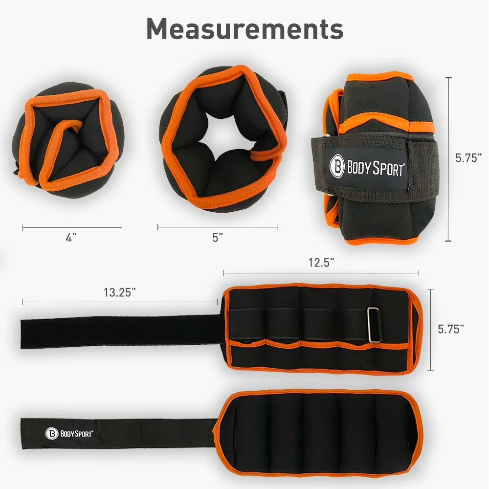 1 Libra – 5 Libras Negro/Negro Pesas Ajustables Para Tobillo Para Hombre, Mujeres Y Niños – Ayuda Para Hacer Ejercicio Para Mayor Resistencia