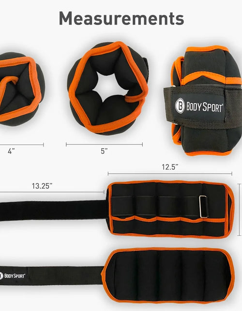 Load image into Gallery viewer, 1 Libra – 5 Libras Negro/Negro Pesas Ajustables Para Tobillo Para Hombre, Mujeres Y Niños – Ayuda Para Hacer Ejercicio Para Mayor Resistencia
