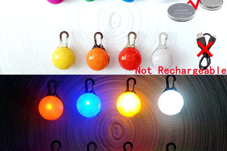 Usb Charging Glowing Dog Collar with Pendant Detachable Luxury Led Light Bright for Small Dogs Cat Night Safety Collar Wholesale