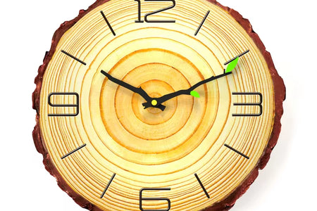 Vintage Wooden Wall Clock Modern Design Vintage Rustic Retro Clock Home Office Cafe Decoration Art Large Wall Watch